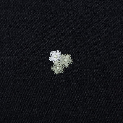 Colored Denim Embroidery Fabric