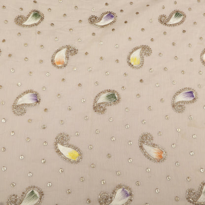 Mul Chanderi Zari Embroidery