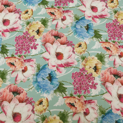 Slub Satin Print Fabric
