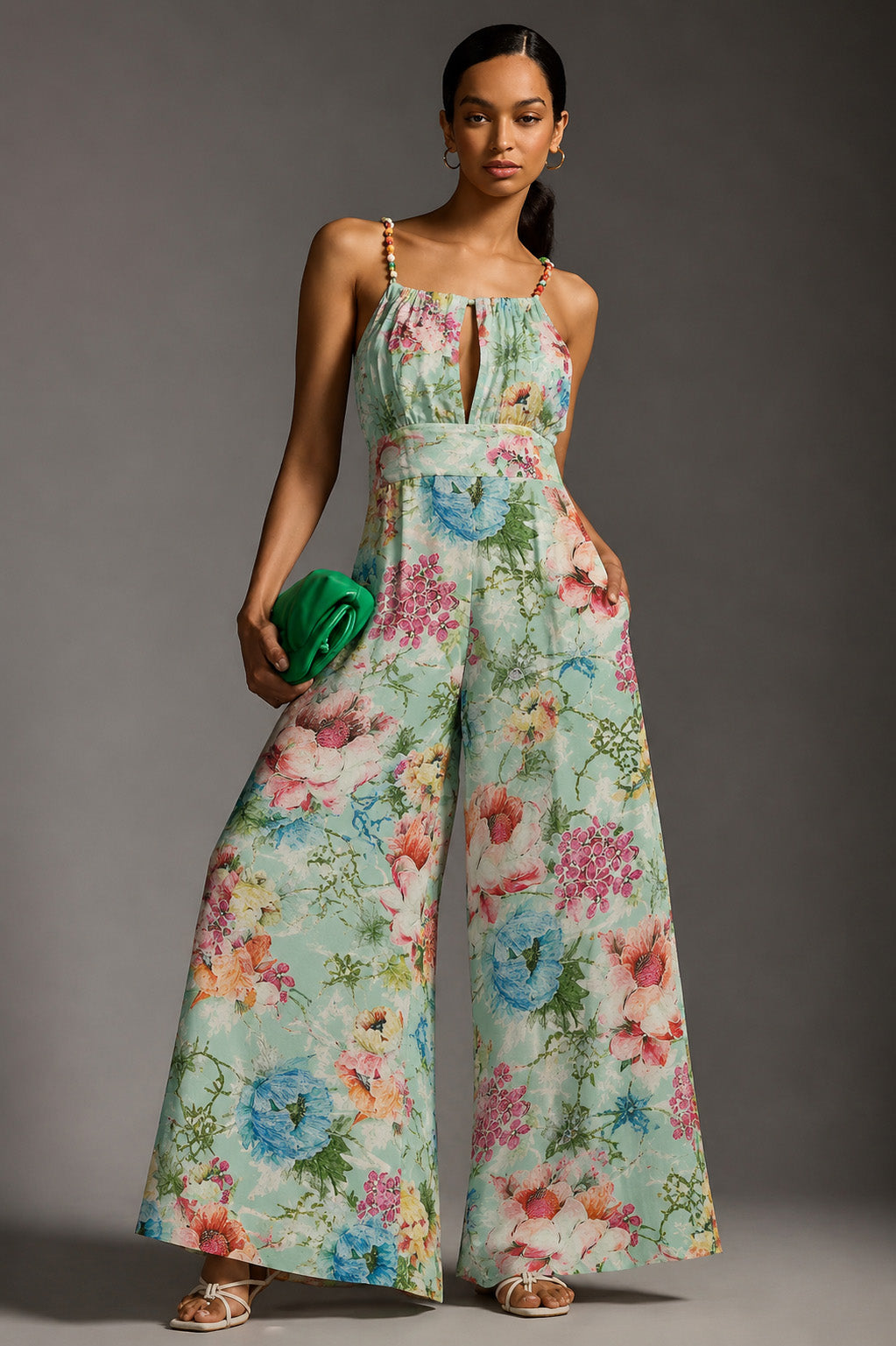 Slub Satin Print Fabric