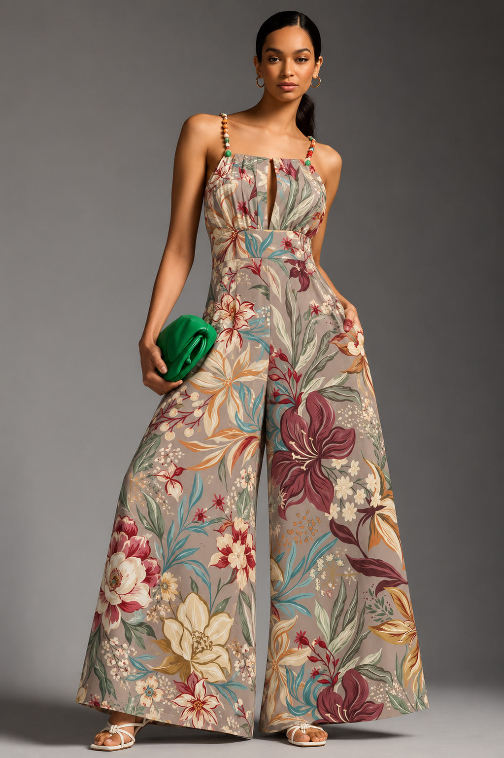 Slub Satin Print Fabric