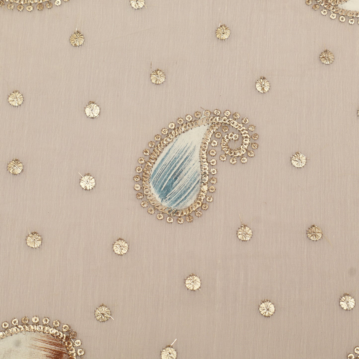 Mul Chanderi Zari Embroidery