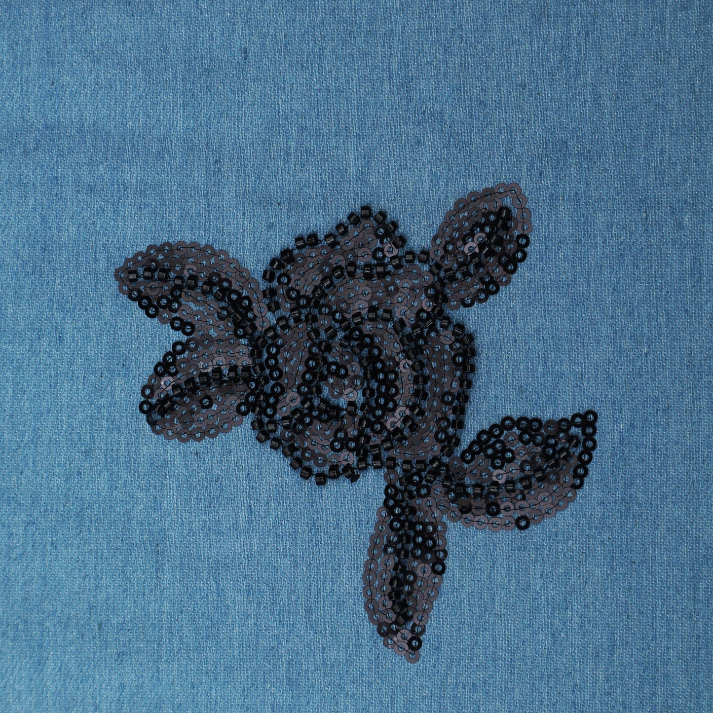 Blue Color Denim Embroidery Fabric