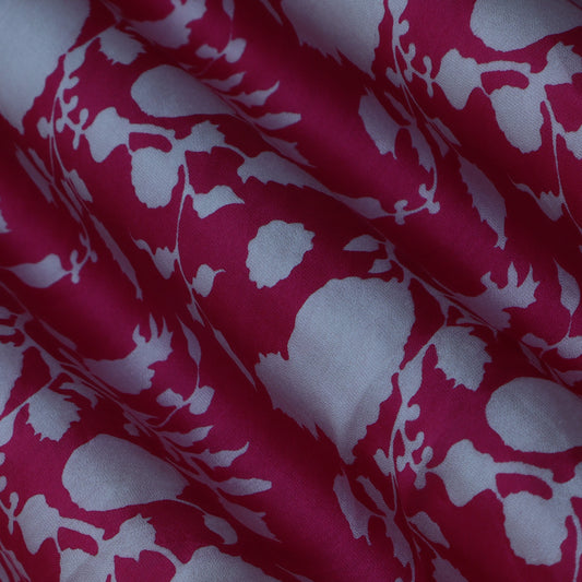Colored Chanderi Print Fabric