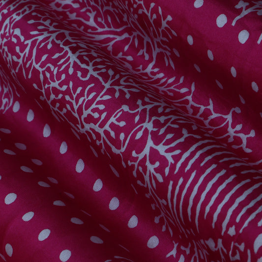 Colored Chanderi Print Fabric