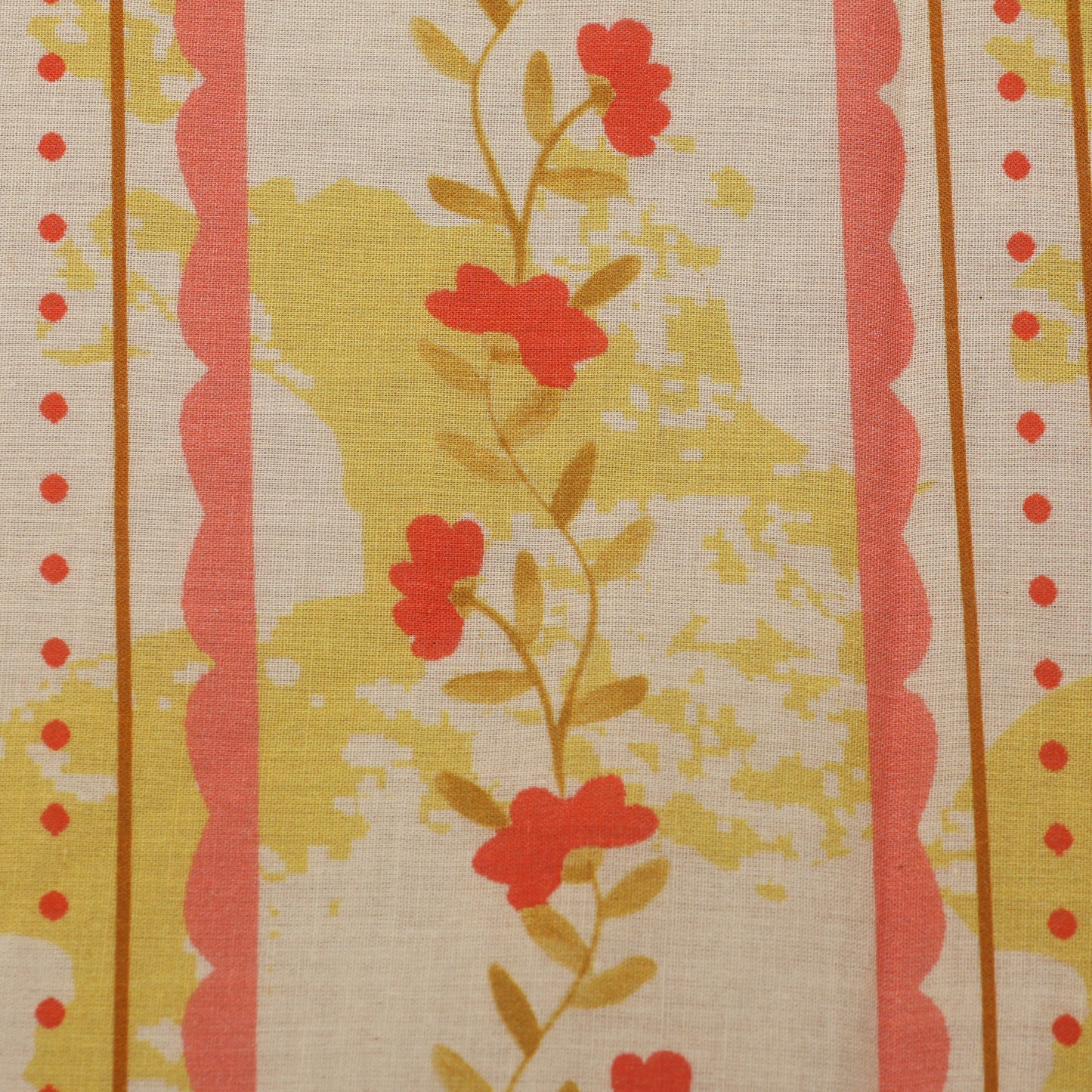 Cotton Printed Border Embroidery Fabric