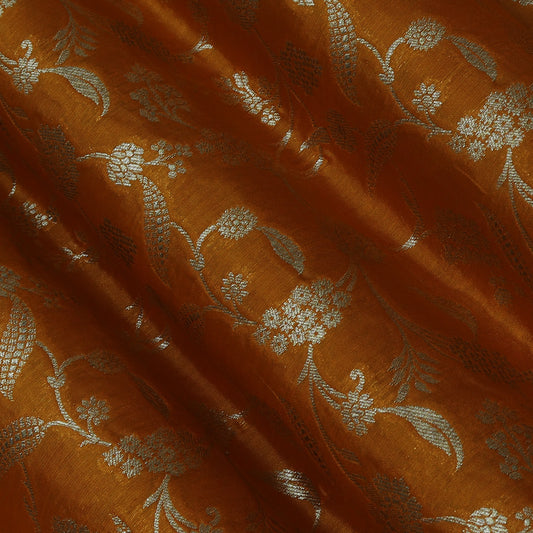 Mustard Color Brocade Fabric