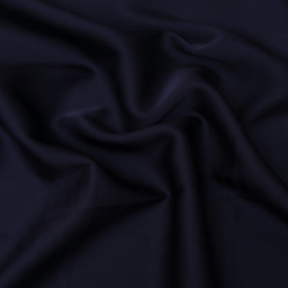 Dark Navy Color Armani Satin Fabric