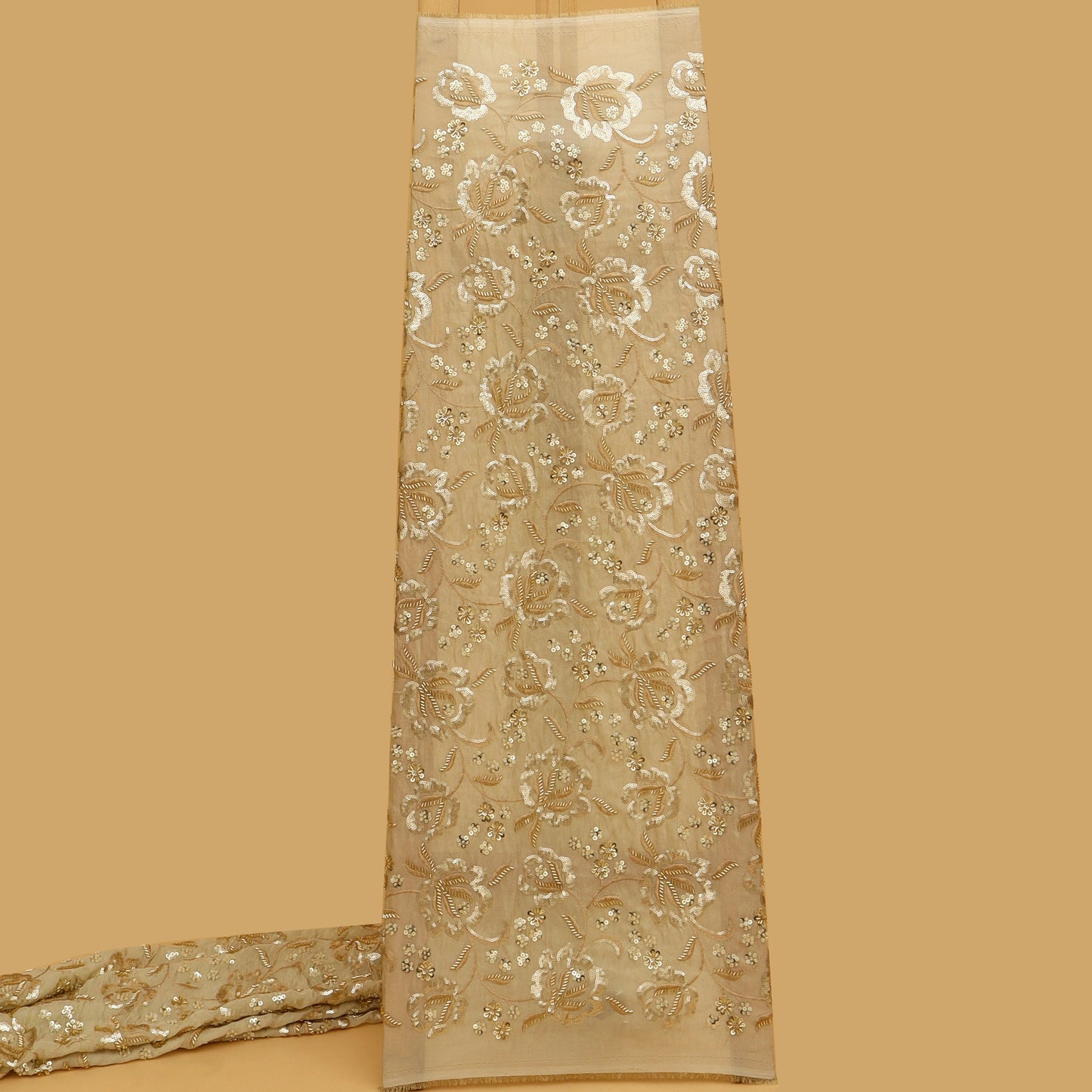 Colored Tissue Embroidery Fabric