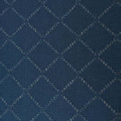 Dark Blue Denim Embroidery Fabric