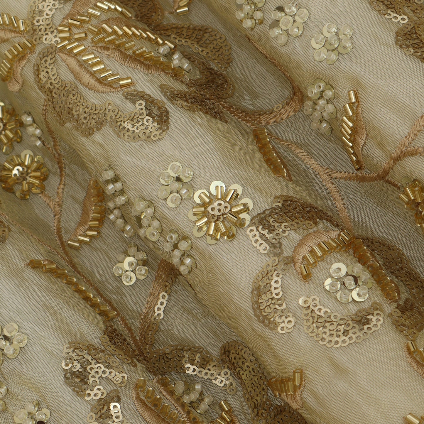 Colored Tissue Embroidery Fabric