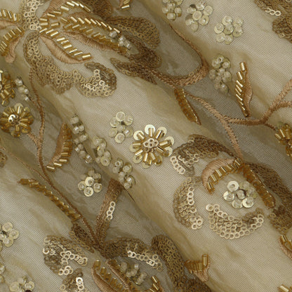 Colored Tissue Embroidery Fabric