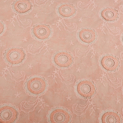 Net Lycra Embroidery Fabric