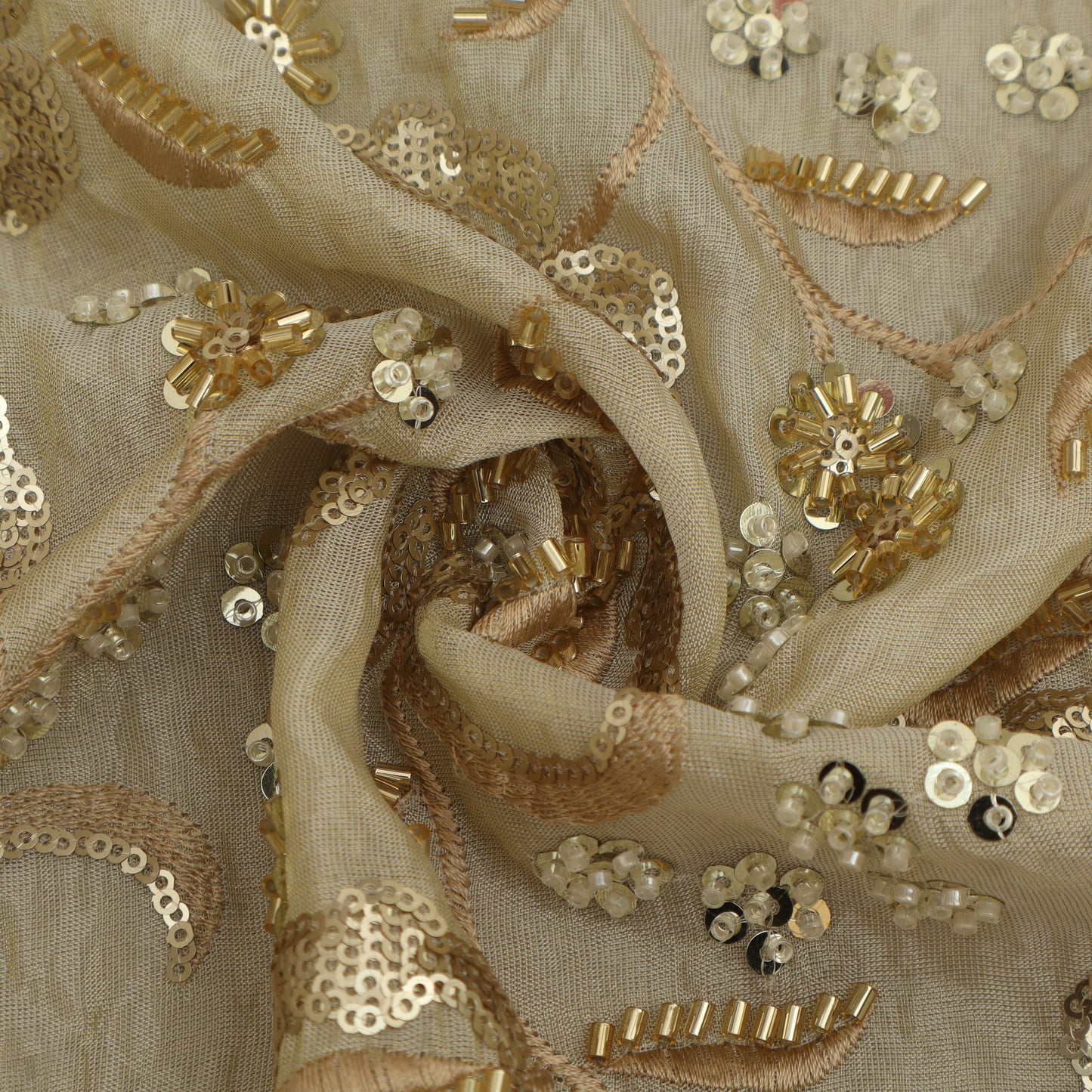 Colored Tissue Embroidery Fabric