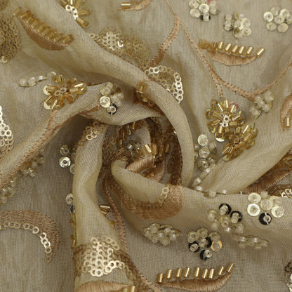 Colored Tissue Embroidery Fabric