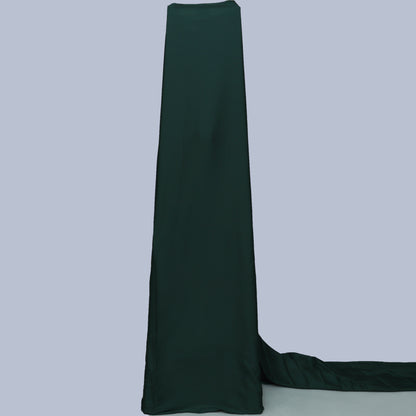 Bottle Green Color Armani Satin Fabric