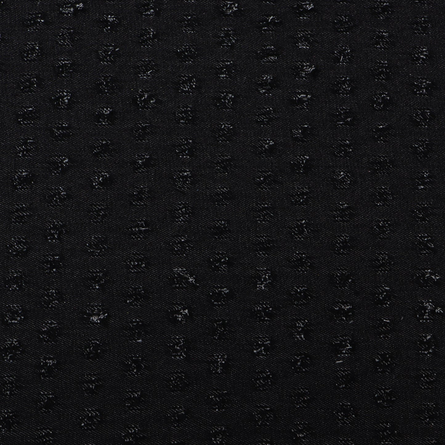 Black Denim Embroidery Fabric