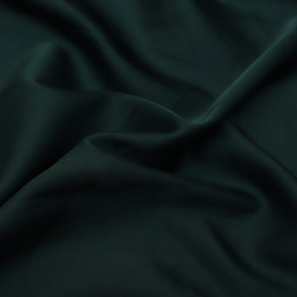 Bottle Green Color Armani Satin Fabric