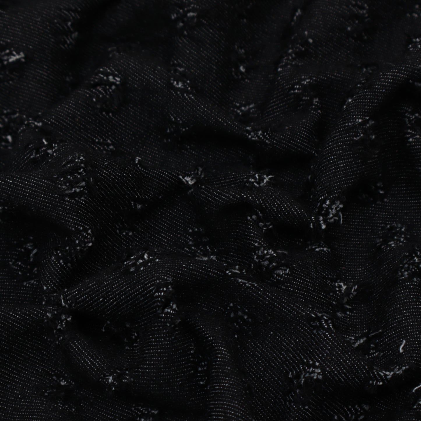 Denim Embroidery Fabric