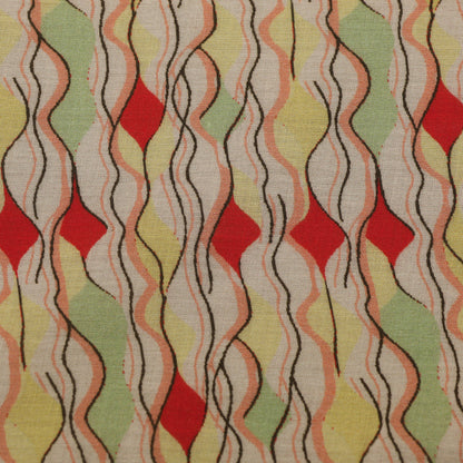 Cotton Printed Border Embroidery Fabric