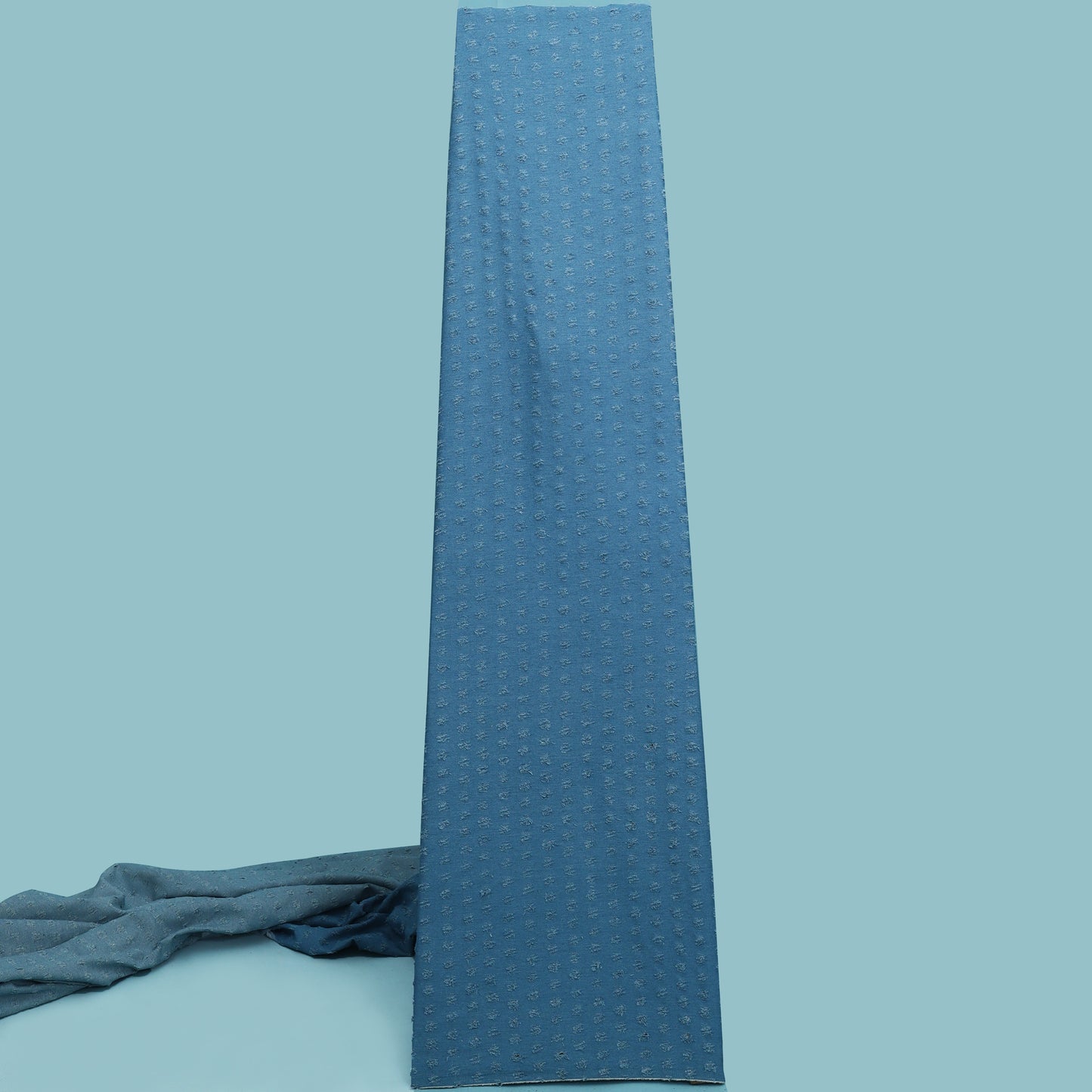 Denim Embroidery Fabric