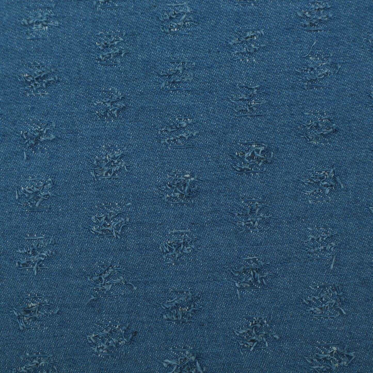 Blue Denim Embroidery Fabric