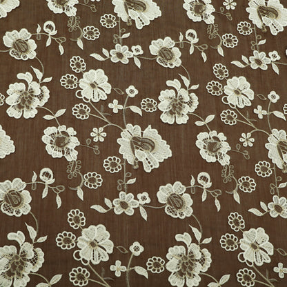 Chanderi Embroidery Fabric
