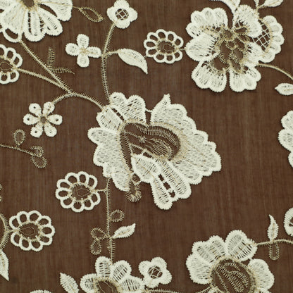 Chanderi Embroidery Fabric