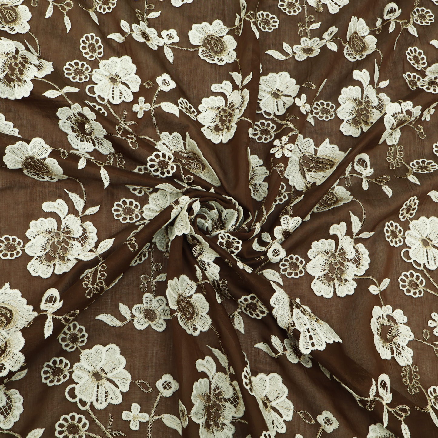 Chanderi Embroidery Fabric