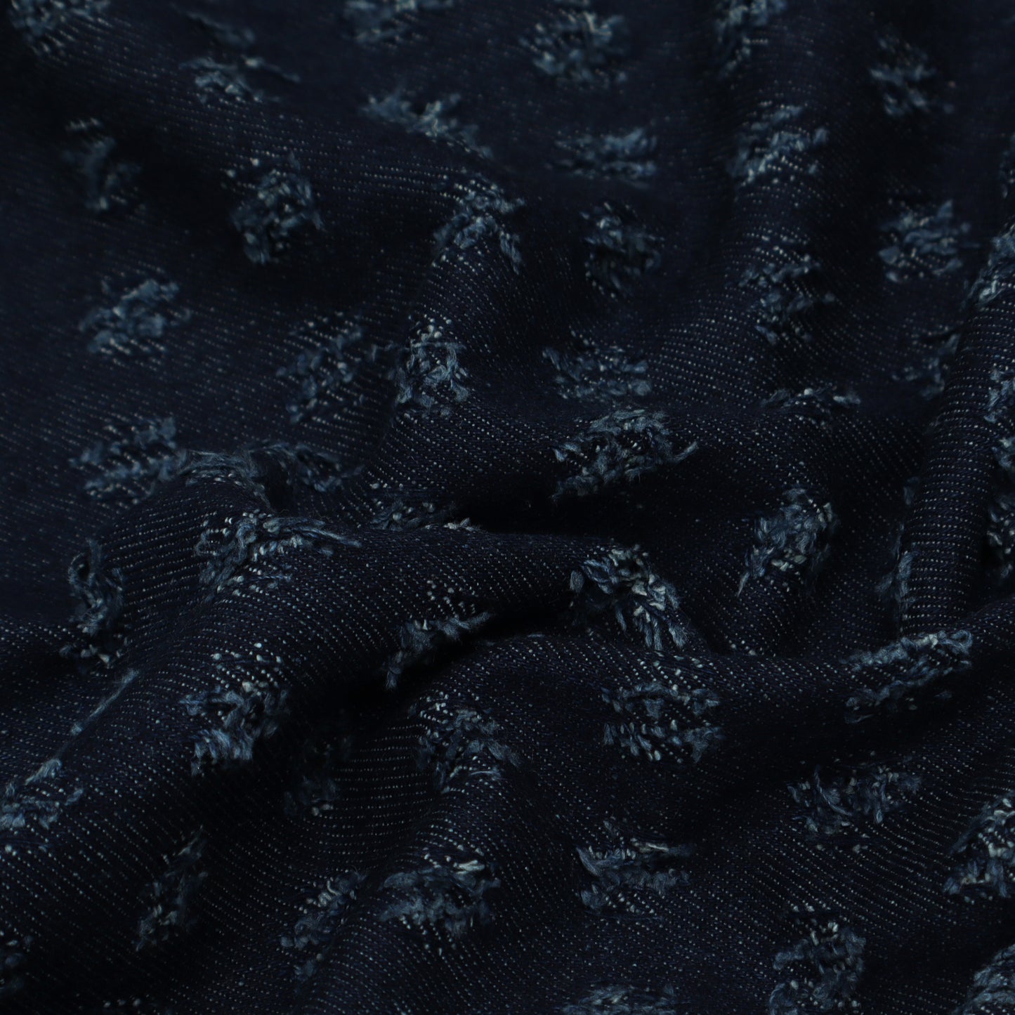 Denim Embroidery Fabric