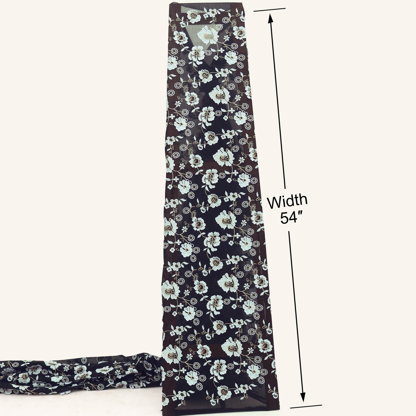Chanderi Embroidery Fabric