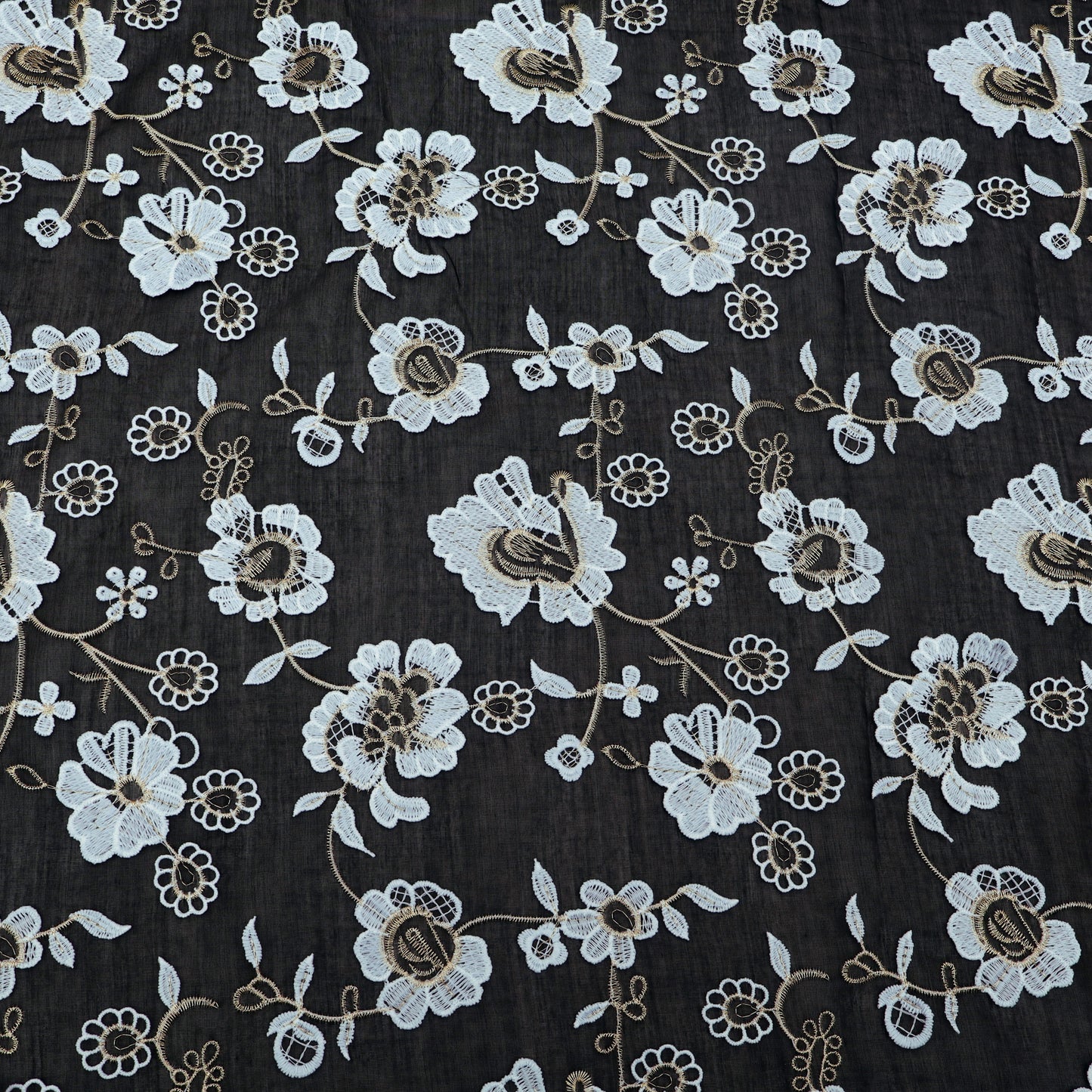 Chanderi Embroidery Fabric