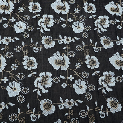 Chanderi Embroidery Fabric