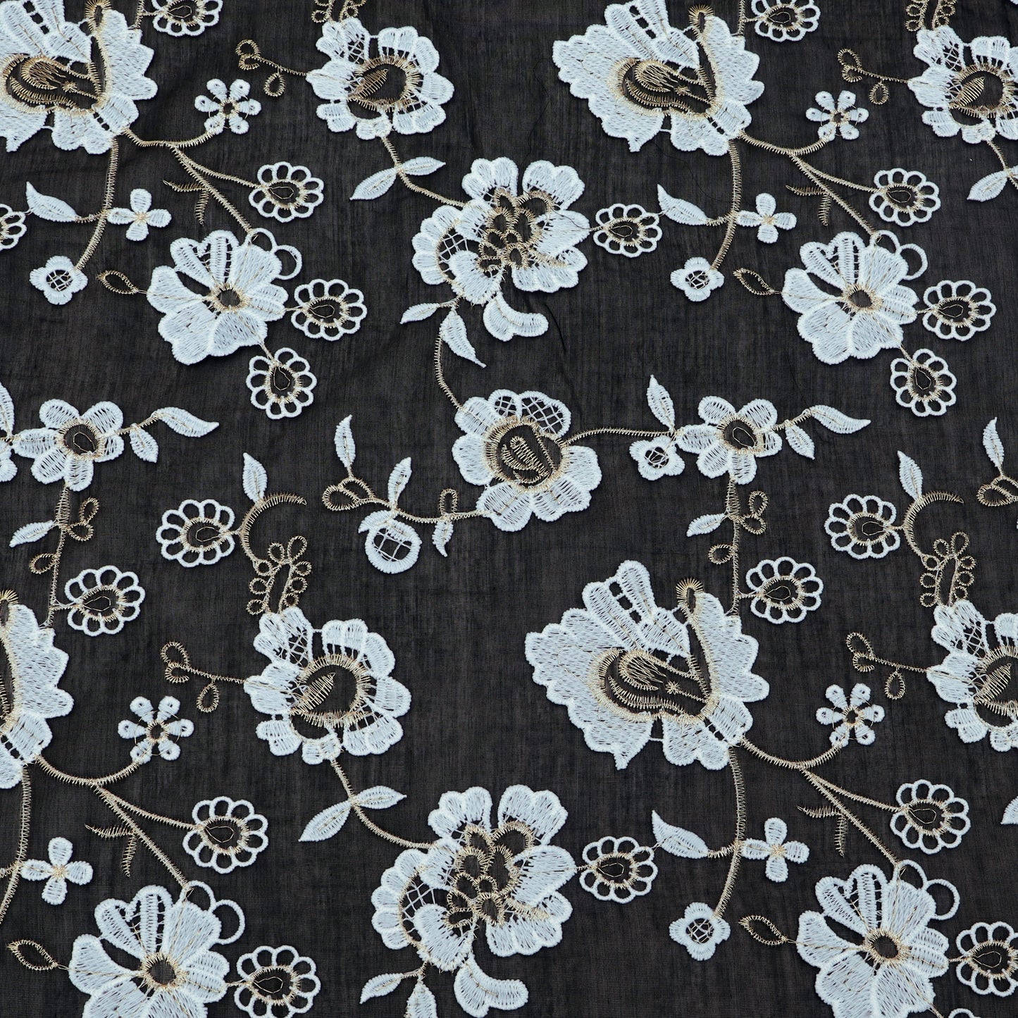 Chanderi Embroidery Fabric