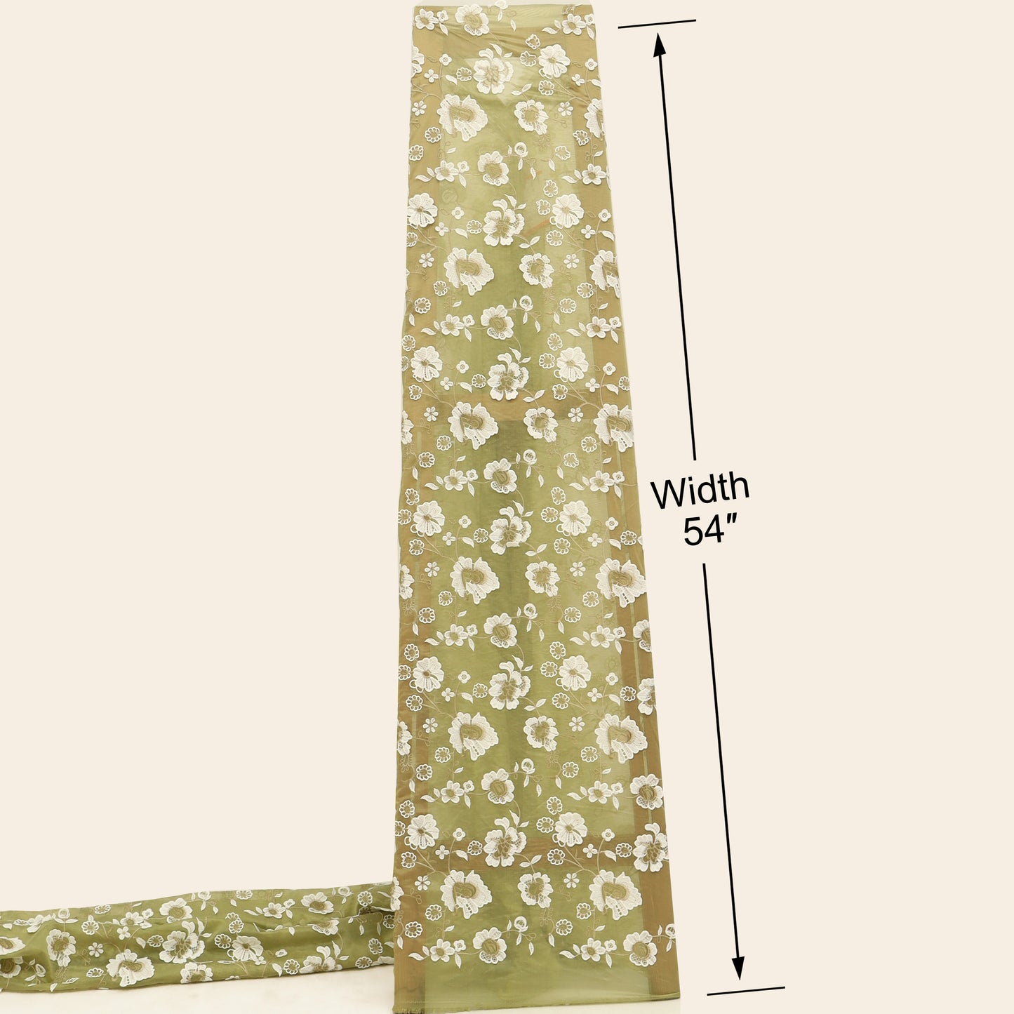 Chanderi Embroidery Fabric
