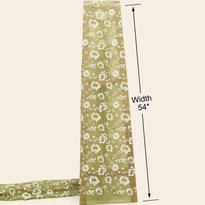 Chanderi Embroidery Fabric