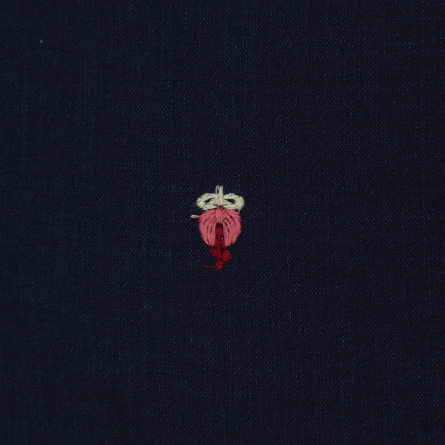 Denim Linen Embroidery Fabric