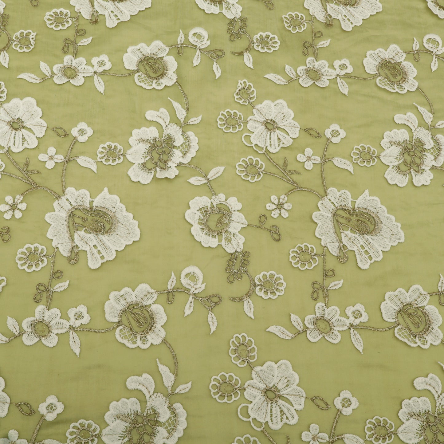Chanderi Embroidery Fabric
