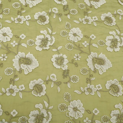 Chanderi Embroidery Fabric