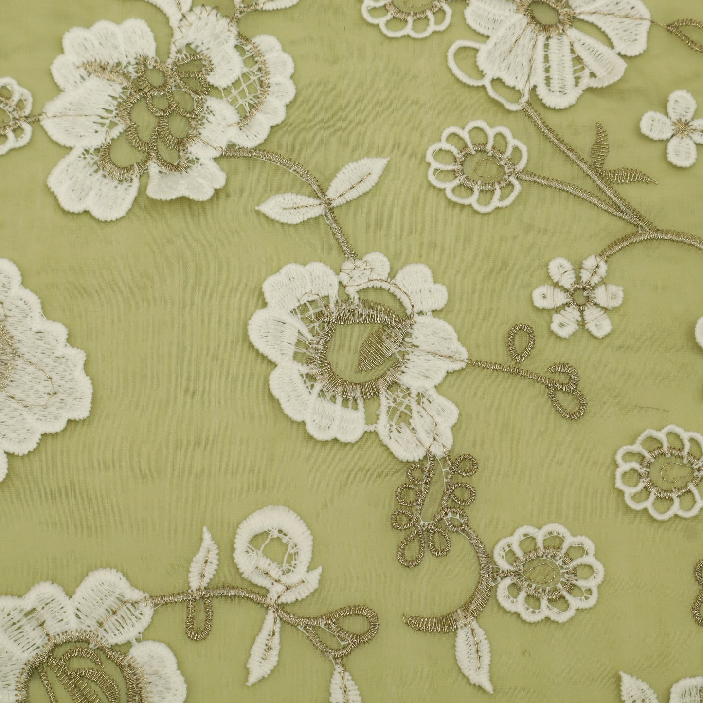 Chanderi Embroidery Fabric