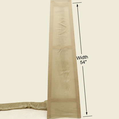 Organza Border Fabric