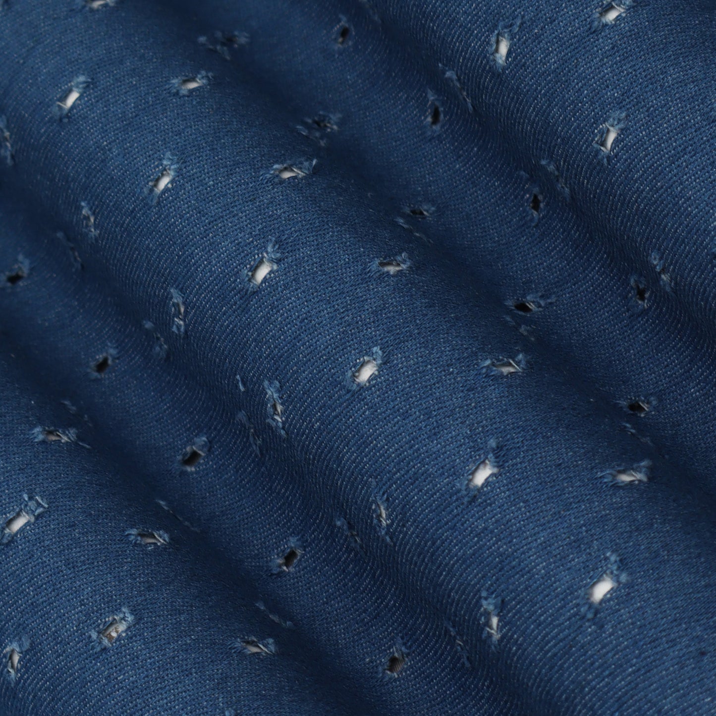Denim Embroidery Fabric