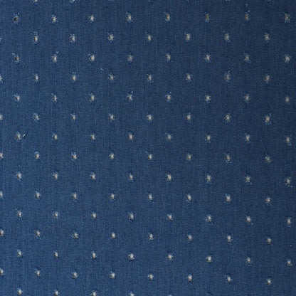 Blue Color Denim Embroidery Fabric