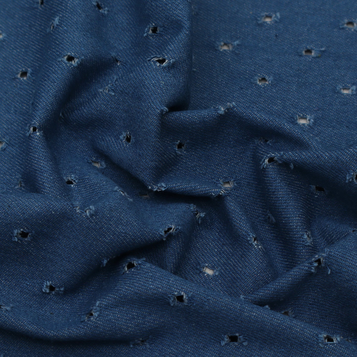 Denim Embroidery Fabric