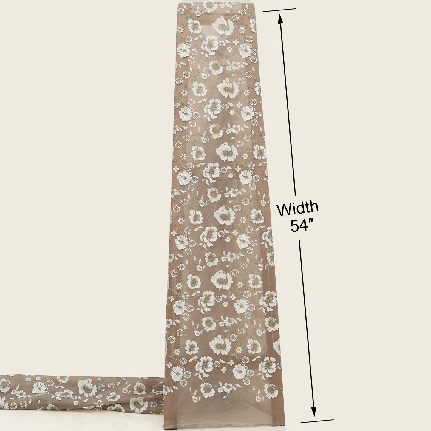 Chanderi Embroidery Fabric