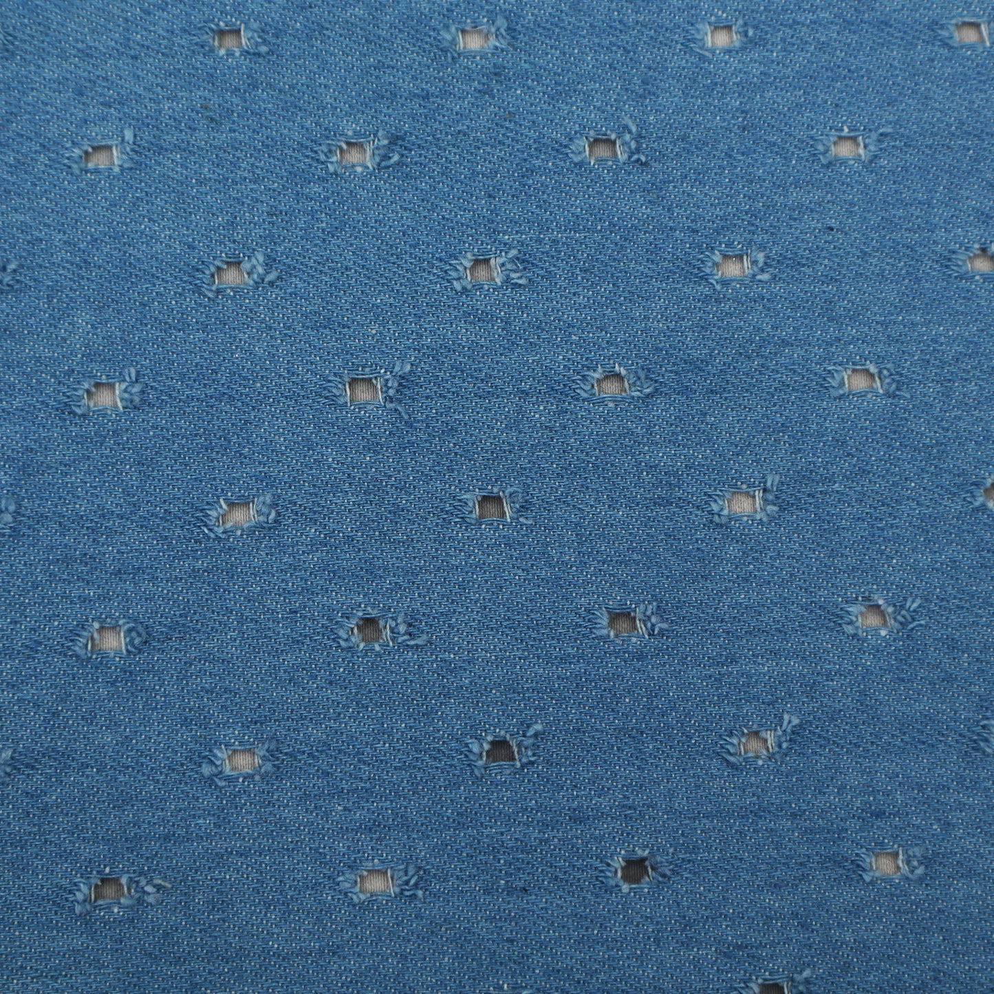 Denim Embroidery Fabric