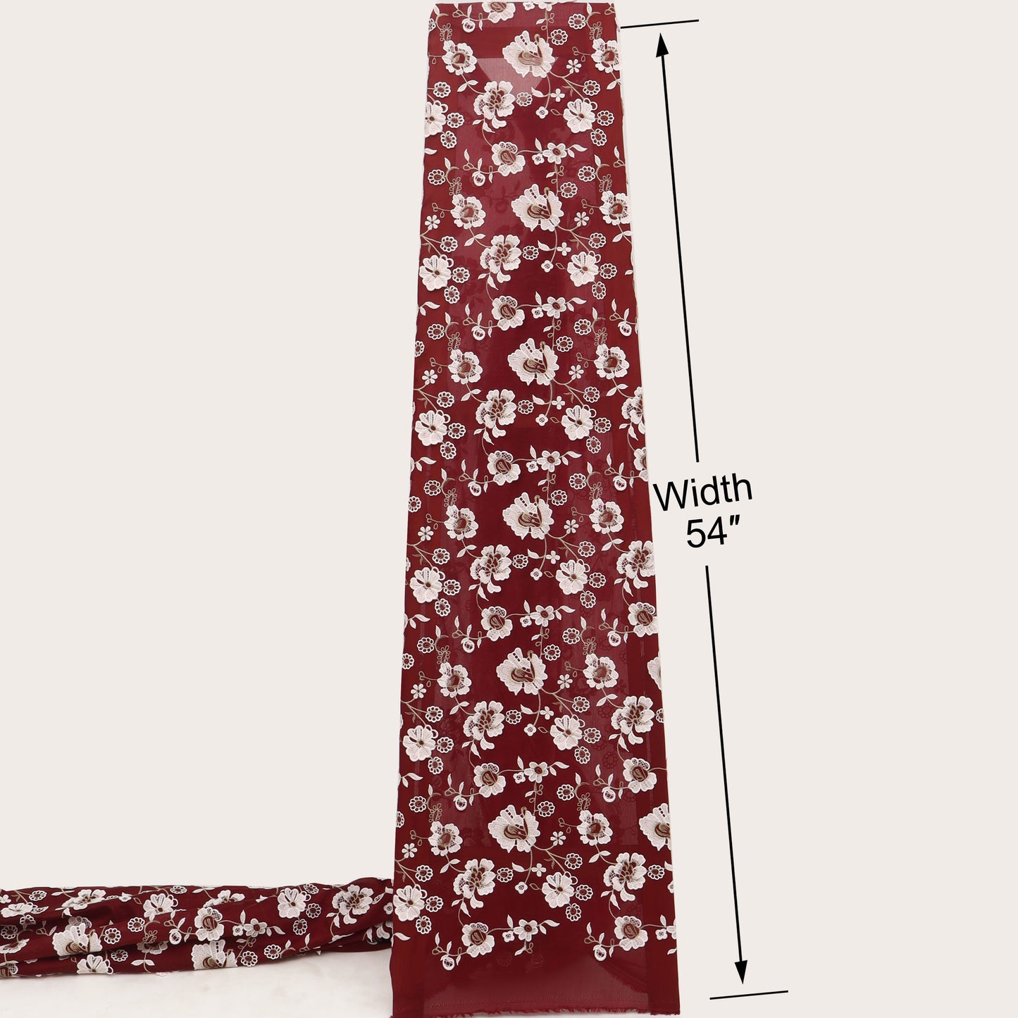 Chanderi Embroidery Fabric