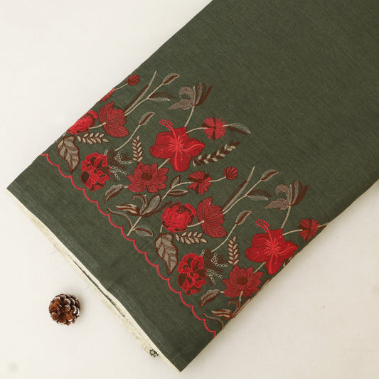 Demin Embroidery Fabric