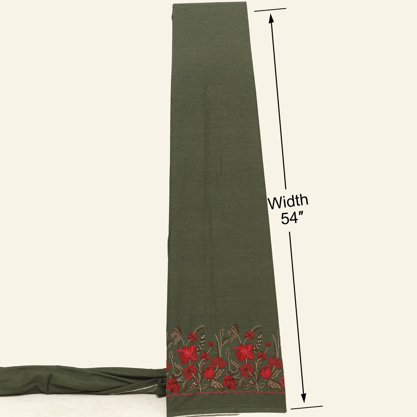 Demin Embroidery Fabric