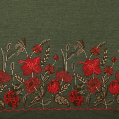 Demin Embroidery Fabric